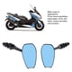 thumbnail image 3 of Espejos del extremo de la Barra de la Motocicleta, Lentes azules Angle de Visión Ancho de aluminio Motocetreta de aluminio Espejo Anti Resplandor para Motocletas M10 M8, 3 of 7