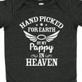 thumbnail image 4 of Inktastic Handpicked for Earth by My Pappy in Heaven with Angel Wings Boys or Girls Baby Bodysuit, 4 of 5