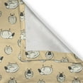 thumbnail image 4 of Ambesonne Sheep Valance Pack of 2, Theme Herd Animals, 54"X18", Eggshell Dark Sepia, 4 of 5