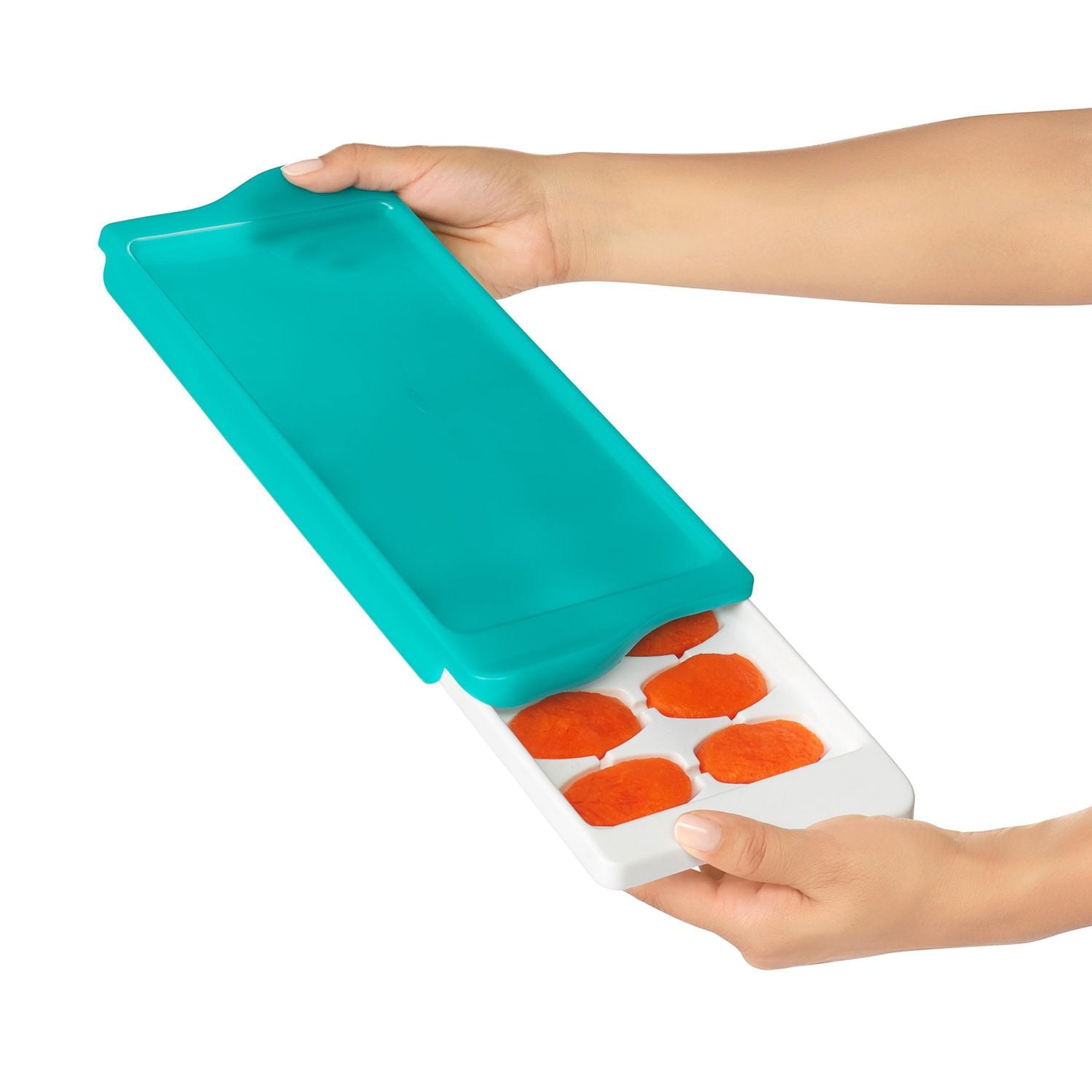 OXO Tot - Baby Food Freezer Tray - Freezer Storage Containers - Great for Portioning, Storing and Freezing Baby Food - Mealtime - Teal