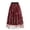 C590 Red, variant on Gbsyewxs Womens Skirts Midi Skirt High Elastic Waist Floral Embroidery Layered Tulle Elegant Summer Women'S Skirts Black
