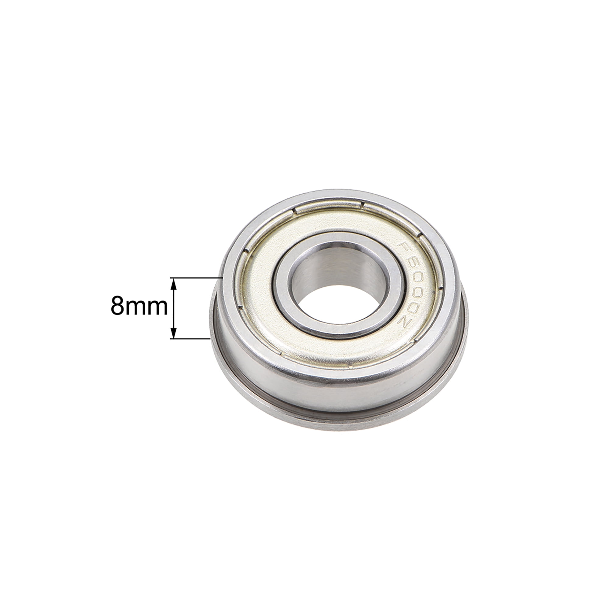 Uxcell 0.39''x0.75''x0.28'' Flange Deep Groove Ball Bearings