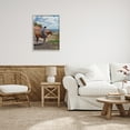 thumbnail image 3 of Stupell Industries Cowboy in Ocean Landscape Animals & Insects Painting Gray Framed Art Print Wall Art, 24 x 30, 3 of 9