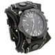 thumbnail image 1 of Reloj de pulsera de cuero cosido a mano para hombre, 1 of 5