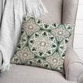 thumbnail image 3 of Creative Products Faded Gray Green Medallions 18x18 Indoor / Outdoor Pillow, 3 of 9