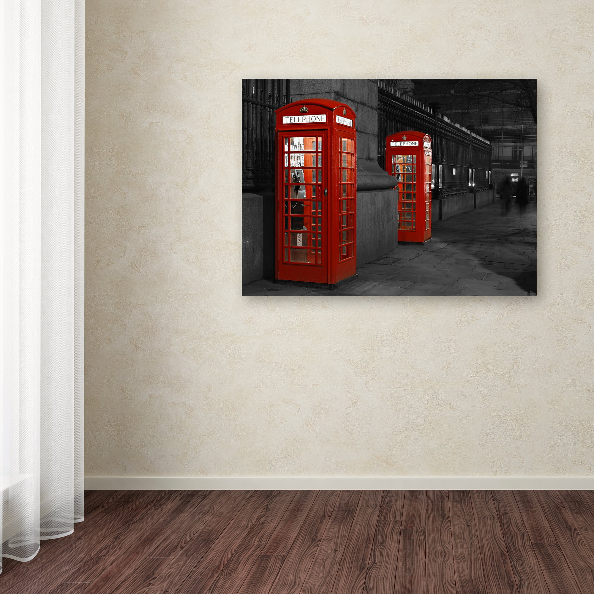 Jan Lykke 'Phone To A Ghost' Canvas Art