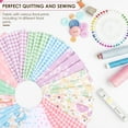 thumbnail image 3 of 126 Pcs Assorted Charm Pack for Quilting Cotton Fabric Square 5 x 5 Inch Precut Quilted Fabric Floral Patchwork for Sewing DIY Craft, 3 of 8