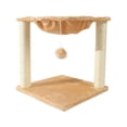thumbnail image 2 of Poste para rascar gatos Torres de árboles para gatos Tela de terciopelo Garra de animales Casa de juguete Muebles para gatos Hamaca Pelota de juguete Fernando árbol de gato, 2 of 8