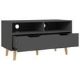 thumbnail image 2 of vidaXL TV Cabinet and TV Stand Grey 90x40x48.5 cm Engineered Wood, 2 of 5