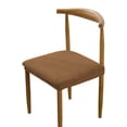 thumbnail image 5 of BESEW7 Desk Chair Seat Cover, Soft Fleece Stretchable Cushion Slipcover, Removable Washable Protector for Computer Chairs and Stools, 5 of 9