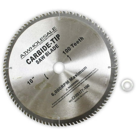 10 Inch Carbide Tip Saw Blade - 100 Teeth (Aj: A90-IS177-10)