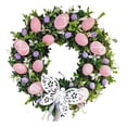 thumbnail image 4 of Huanglei Easter Bunny Wreath Festive Floral Decoration For Home Perfect Easter & Spring, 4 of 4