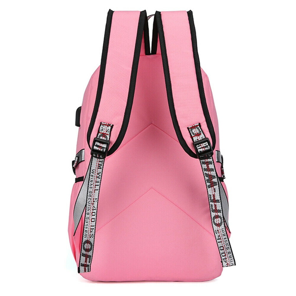 Women Girls School Bag Waterproof Teenage Backpack with Anti Theft Lock USB Port College Bookbags Student Laptop