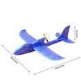 thumbnail image 3 of Electric Foam Airplane Toy,Throwing Whirly Gliders Plaything Aeroplane with USB Charging and LED Glowing,Outdoor Airplane Toys with Engine(Blue), 3 of 6
