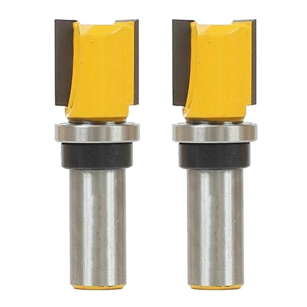 2pcs 1/2 '' Carburo Con Punta De Corte De La Carpintería De Corte Router Bits Herramientas Eléctricas