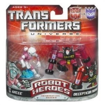 Transformers Robot Heroes Generation 1 Series Arcee Decepticon Rumble Action Figure 2 Pack Walmart Com Walmart Com