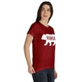 thumbnail image 2 of Inkmeso Scoop-Neck Mama Bear Graphic Tshirt Short Sleeve Women Cotton Tee Casual, 2 of 8