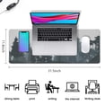 thumbnail image 5 of Extra-Large Gaming Desk Mat, XXL Size, Vibrant Forest Design, Non-Slip Mouse Pad, Roomy Desktop Decor, Perfect for Gaming & Office - 31.5 x 11.8 inches, 5 of 7