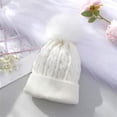 thumbnail image 3 of Baby Girls Boys Soft Warm Knit Hat Kids Winter Hat With Hood Cap Baby Hat 6-12 Months Warm Hat for Boy Boys Hats Caps Baby Girl Caps Baby Hats 6-12 Months Boy Boy Toddler Stocking, 3 of 3