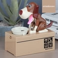 thumbnail image 1 of Kids Gift Saving Box Doggy Bank Cartoon Funny 1PC Cute ABS Children Automatic Stole Coin Money, 1 of 5