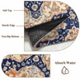 thumbnail image 6 of 2x3 Ft Entryway Area Rug, Orange Blue Southwestern Kitchen Rug Runner Washable Floor Mat, Boho Traditional Ethnic Antique Non Slip Indoor Door Mat Throw Carpet for Bathroom Living Room Bedroom, 6 of 8