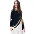 thumbnail image 5 of Christmas Deer Breathable Chiffon Yarn Silk Scarf 180*73 - Light Translucent Shawl Wrap 28.7x70.86in, 5 of 6