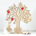thumbnail image 4 of Miangastore 10Pcs Tree Shape Craft Blanks Wood Color for Scrapbooking and Table Decor, 4 of 8