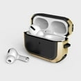 thumbnail image 2 of Vena Two Tone Heavy Duty Case for Apple AirPods Pro 2 Case, Protective Cover Compatible with Magsafe AirPods Pro Gen 2 2nd Generation, Black / Gold, 2 of 5