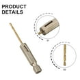 thumbnail image 4 of 1 Pcs HSS High Speed Steel Titanium Coated Drill Bit 1/4 Hex Shank 1.5mm, 4 of 9