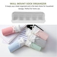 thumbnail image 5 of Wall Mount Sock Underpants Organizer with Removable Divider Closet Box, 5 of 7