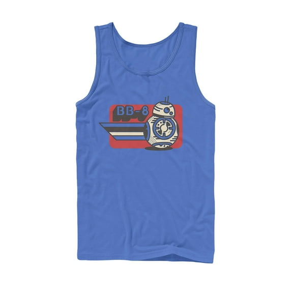 Men's Star Wars: The Rise of Skywalker BB-8 on the Run Tank Top Royal Blue Small