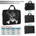 thumbnail image 2 of Jolly Roger Blindfold Skull Laptop Bag, 14 inch Laptop or Tablet, Business Casual Laptop Bag, 2 of 8