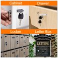 thumbnail image 5 of Unique Bargains Cam Lock, 1-1/8' Fits Up to 7/8' Thick Panel, Keyed Different Zinc Alloy 2Pcs, 5 of 5