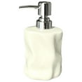 thumbnail image 3 of Dispensador de jabón líquido, contenedor para lavado de manos, dispensador de jabón con botella con bomba de loción Blanco, 3 of 9