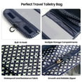 thumbnail image 3 of InnOrca Portable Travel Toiletry Bag Home Cosmetic Organizer Makeup Bag, Blue & Star, 3 of 6