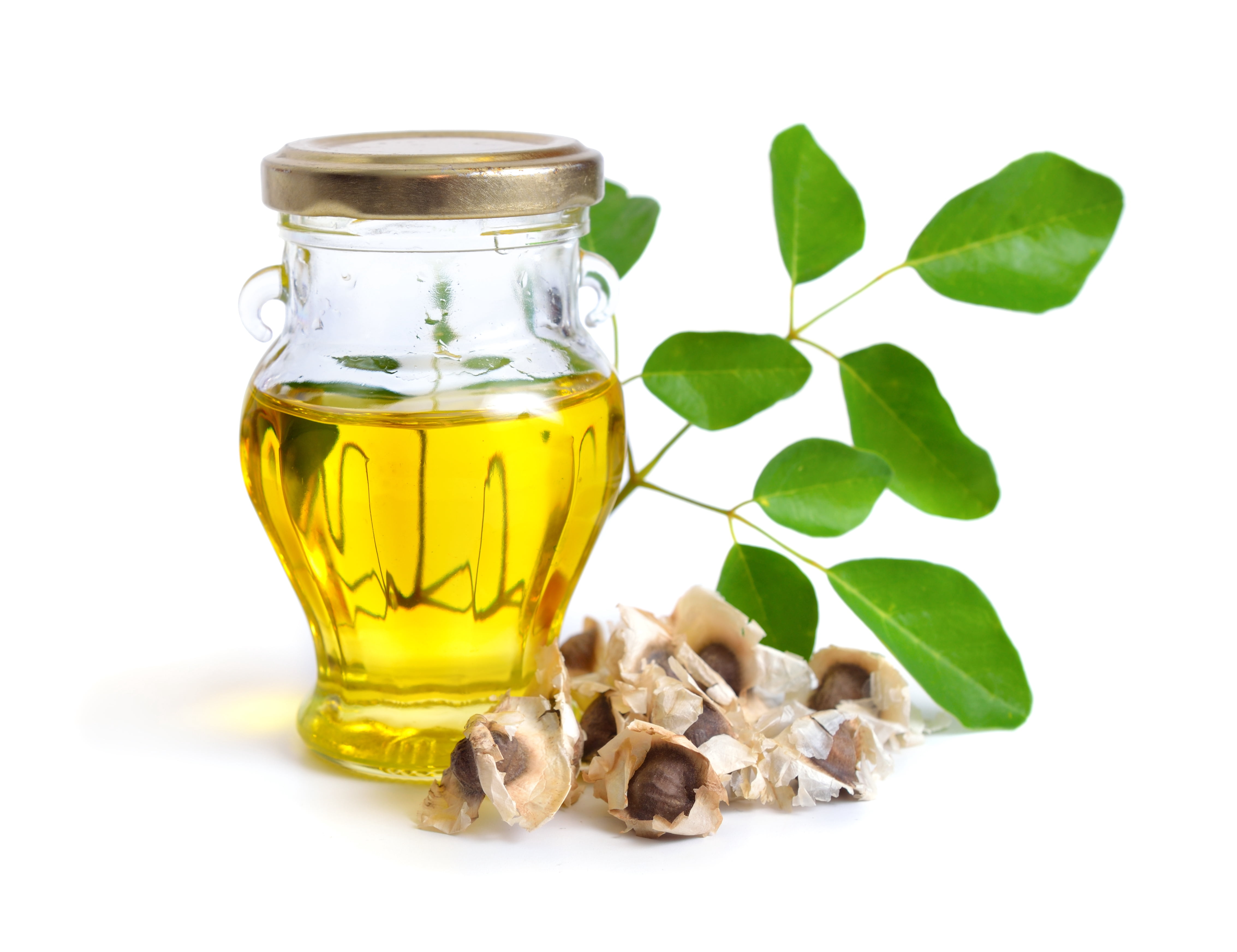 Organic Virgin Unrefined Moringa Seed Oil | 4oz Glass Bottle | Imported from India | 100% Pure | Cold-Pressed | Natural Moisturizer for Skin, Hair and Face | By Sweet Essentials