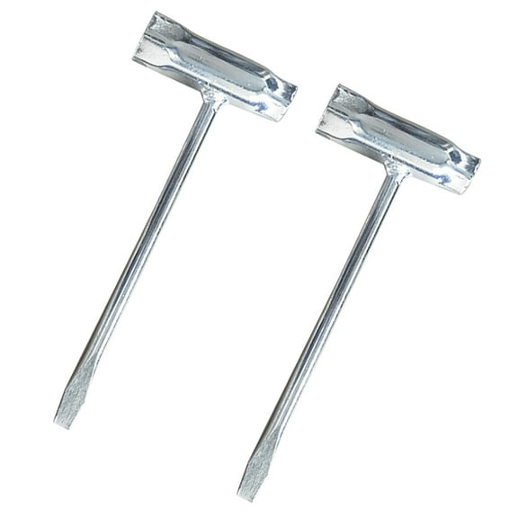 2 PCS/Set Spark Plug Socket Wrench Chainsaw Screnches Silver