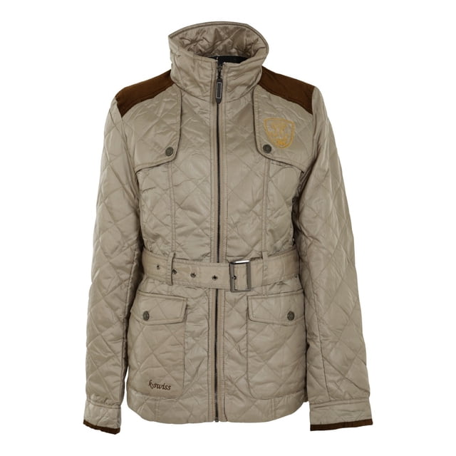 Chamarra K-swiss Poksw Color Khaki Mujer