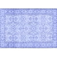 thumbnail image 1 of Ahgly Company Indoor Rectangle Abstract Blue Contemporary Area Rugs, 2' x 5', 1 of 4