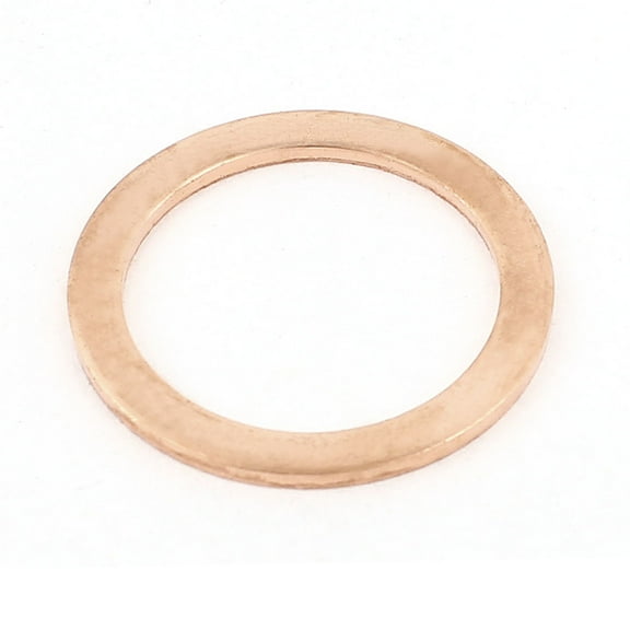 Unique Bargains Flat Ring Copper Washer Gasket 34mm x 44mm x 1.5mm 1Pc