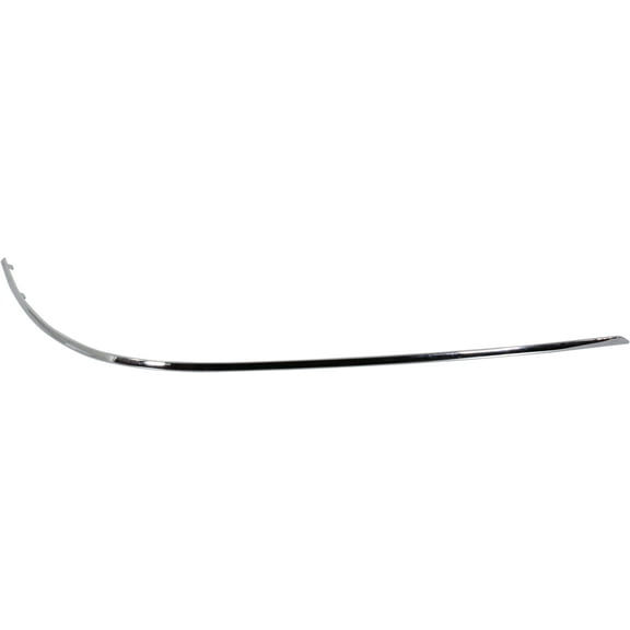 Rear Bumper Trim Compatible with MERCEDES BENZ E-CLASS 2010-2013 Right Passenger Side Outer Impact Strip Chrome Sedan