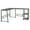 Truffle Wood, variant on OSP Home Furnishings Frame Works "L" Desk in Truffle Finish