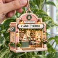Personalized Christmas Ornament Cake Studio Storefront Tree Hanging ...