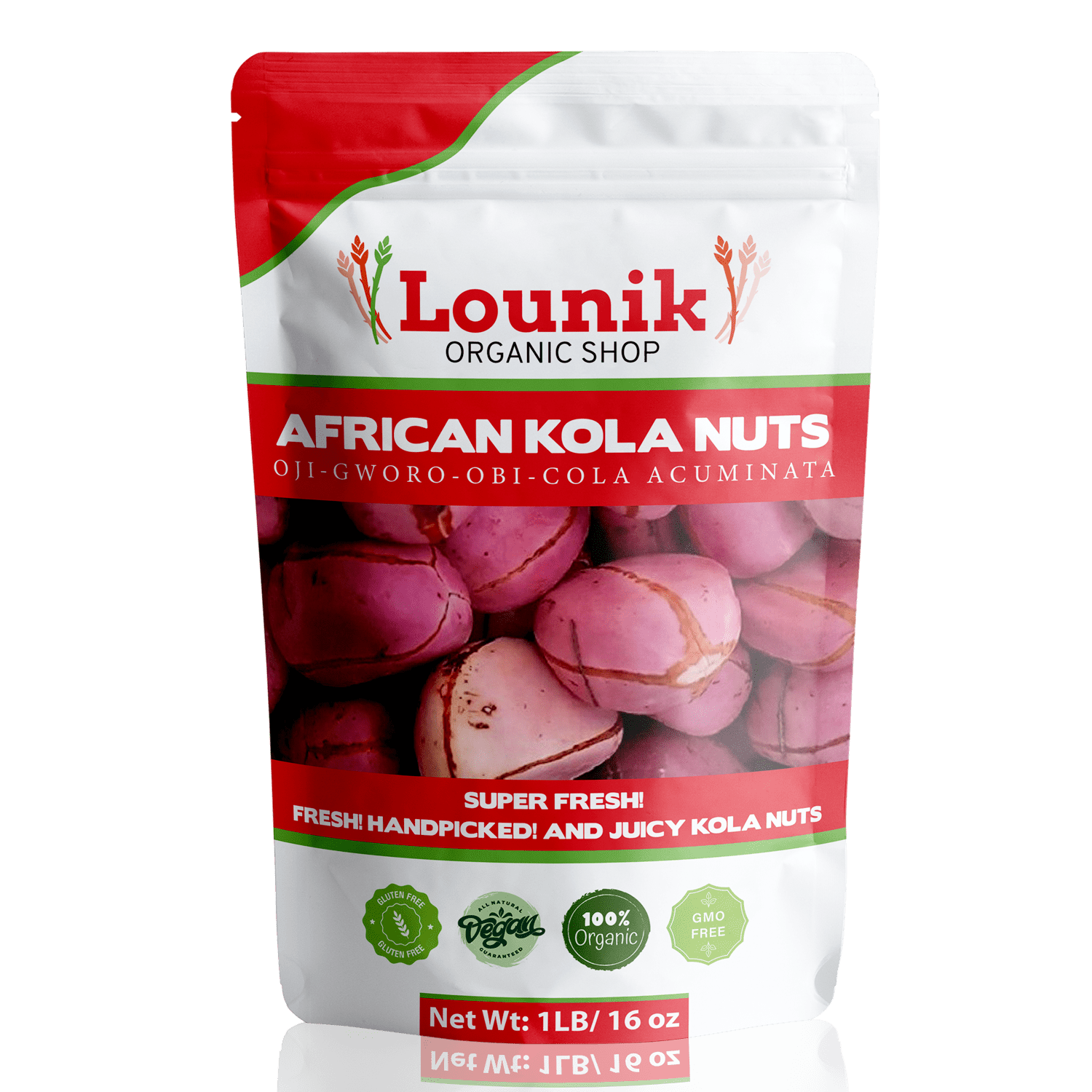 AFRICAN KOLA NUTS 16 oz