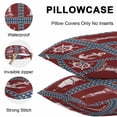 thumbnail image 5 of Nautical Coastal Lumbar Pillow Covers 20x12 Inch Set of 2, Blue Red Lighthouse Sailing Anchor Rudder Waterproof Outdoor Pillow Covers, Decorative Cushion Pillowcases for Couch Sofa Bed Garden Patio, 5 of 9