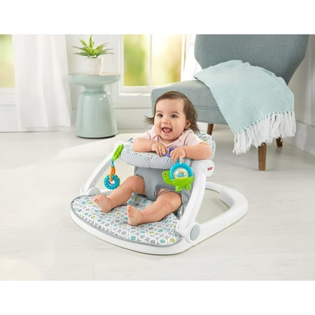 Fisher-Price Supportive Sit-Me-Up Comfy Interactive Floor Seat Infant Mat Toy