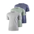 thumbnail image 2 of Leey-World T Shirts Men Mens Casual Slim Fit Short Sleeve T-Shirts Soft Lightweight V-Neck/Crew-Neck Size(Grey,XL), 2 of 7