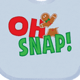 thumbnail image 4 of Inktastic Oh Snap Boys or Girls Baby Bib, 4 of 4