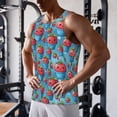thumbnail image 5 of Pofeuu Cute Strawberry Flower Pot Print Men's Workout Tank Tops Sleeveless Muscle Gym Shirt Quick Dry-4X-Large, 5 of 7