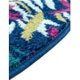 thumbnail image 6 of Unique Loom Bloom Collection Area Rug - Celosia (7' Round Multi/Green), 6 of 7